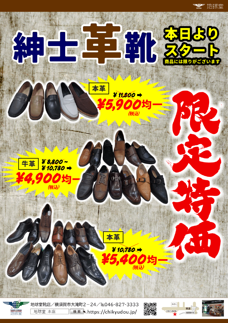 地球堂本店チラシ